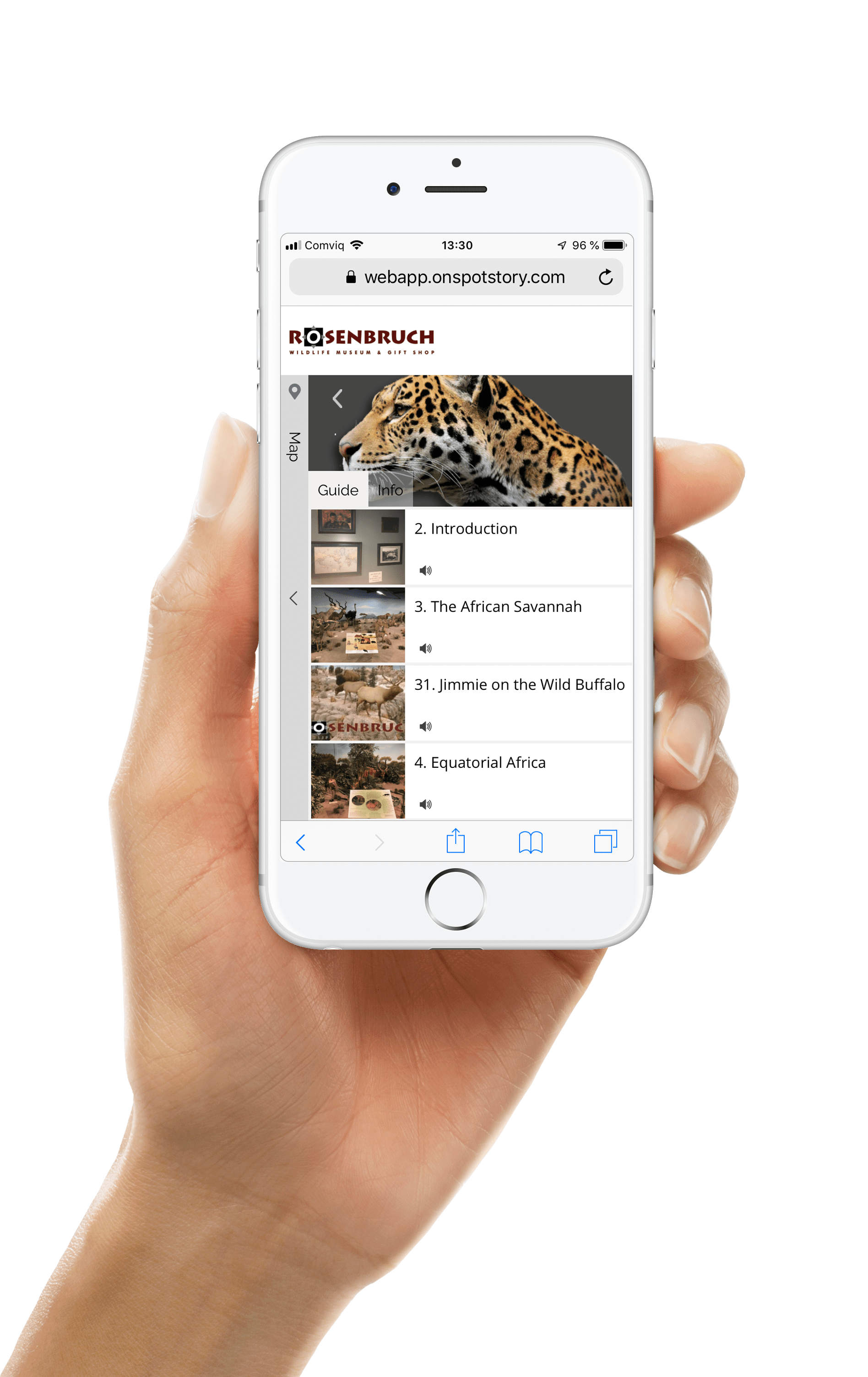 rosenbruch wildlife museum web app