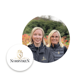 Emmeli Andersberg och Frida Paulsson Norrvikens trädgårdar båstad