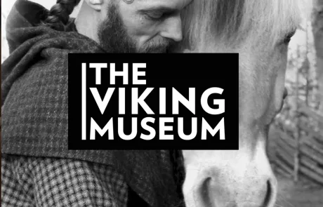 Viking med logo The Viking museum